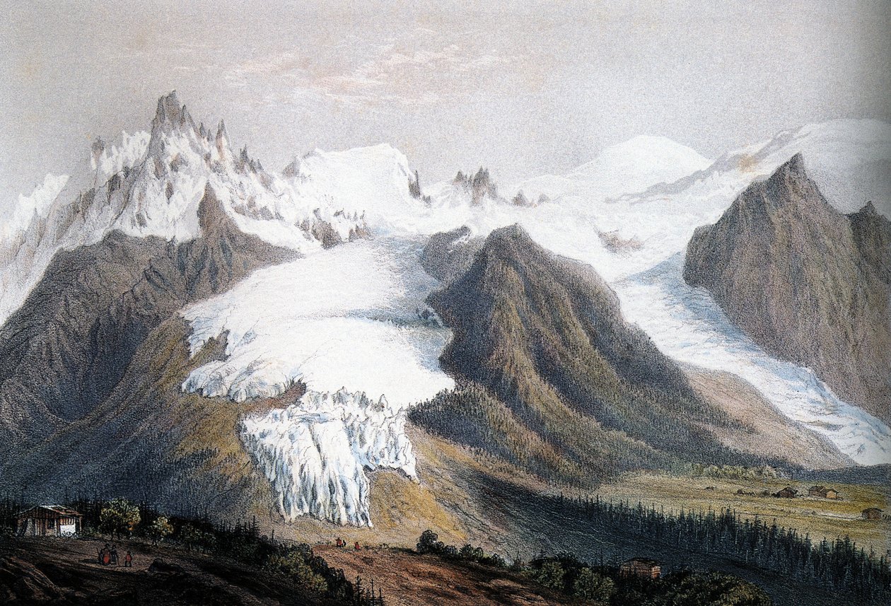 Mont-Blanc masszívum alkotó: Isodore Laurent Deroy