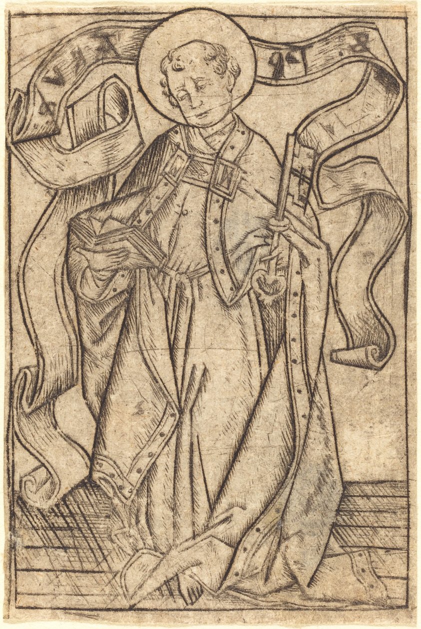 Szent Péter, c. 1465. alkotó: Israhel van Meckenem