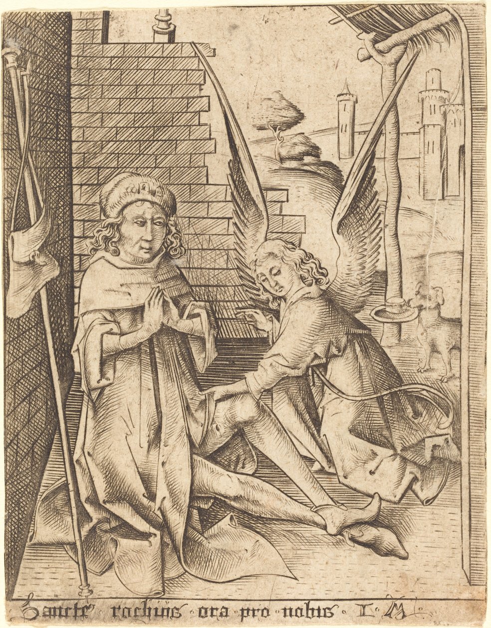 Saint-Roch, c. 14901500. alkotó: Israhel van Meckenem