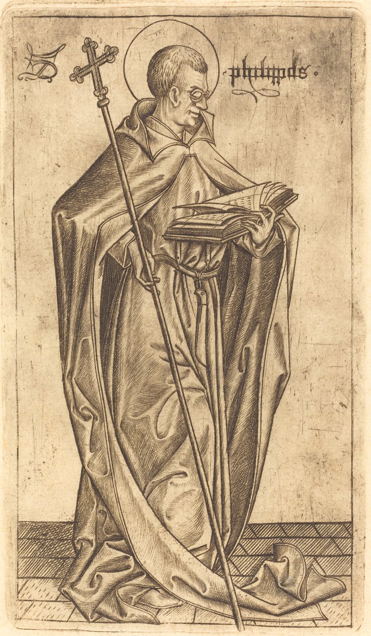 Szent Fülöp alkotó: Israhel van Meckenem after Master E.S.