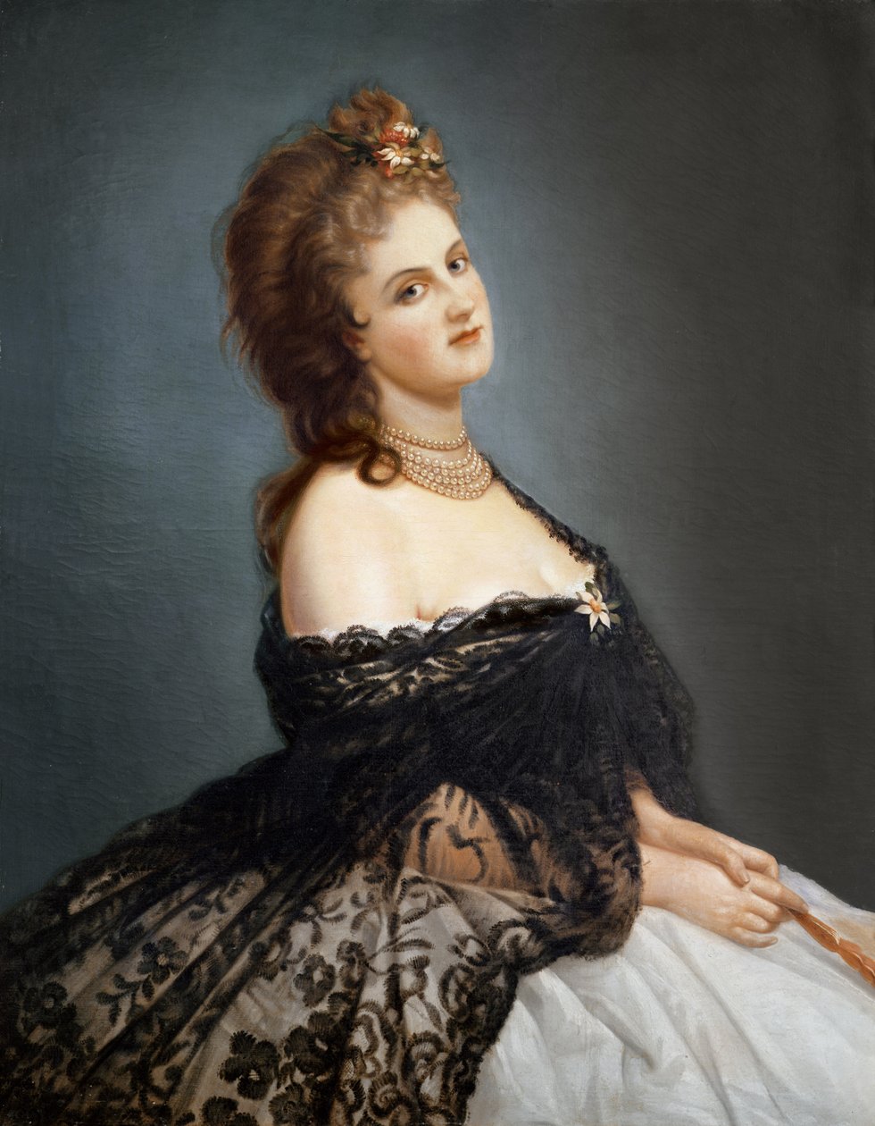 Virginia Oldoini (1837-99) Castiglione grófnő portréja alkotó: Italian School