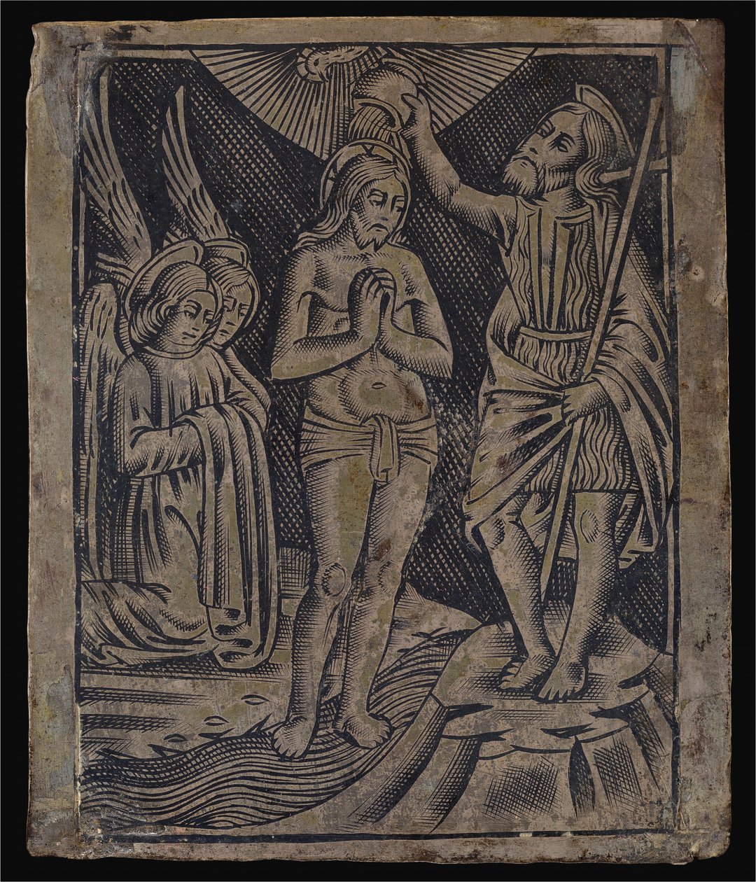 Krisztus keresztsége alkotó: Italian 16th Century
