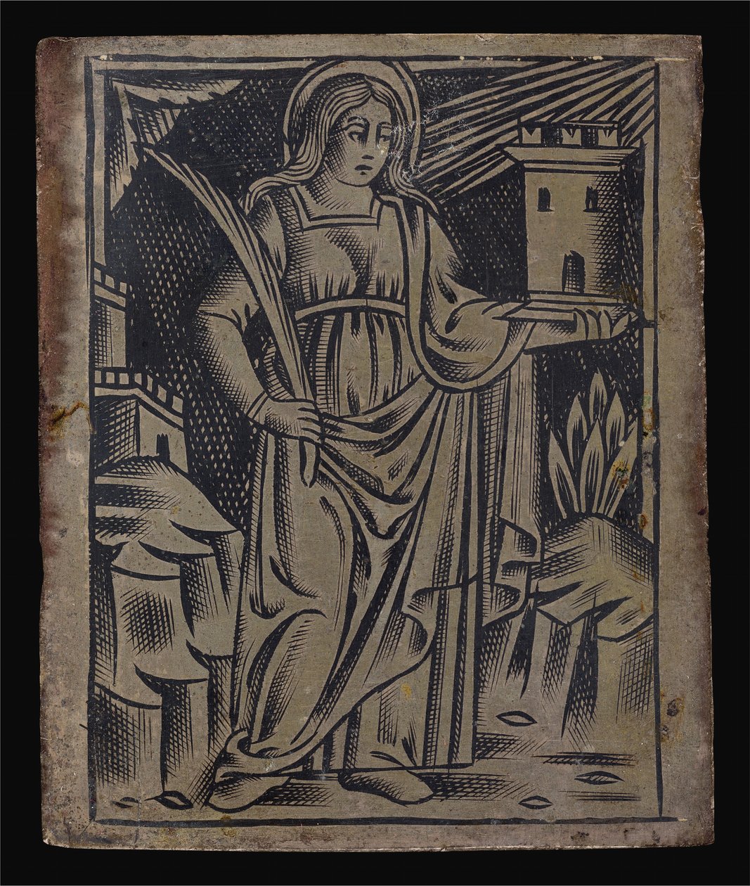 Szent Borbála alkotó: Italian 16th Century