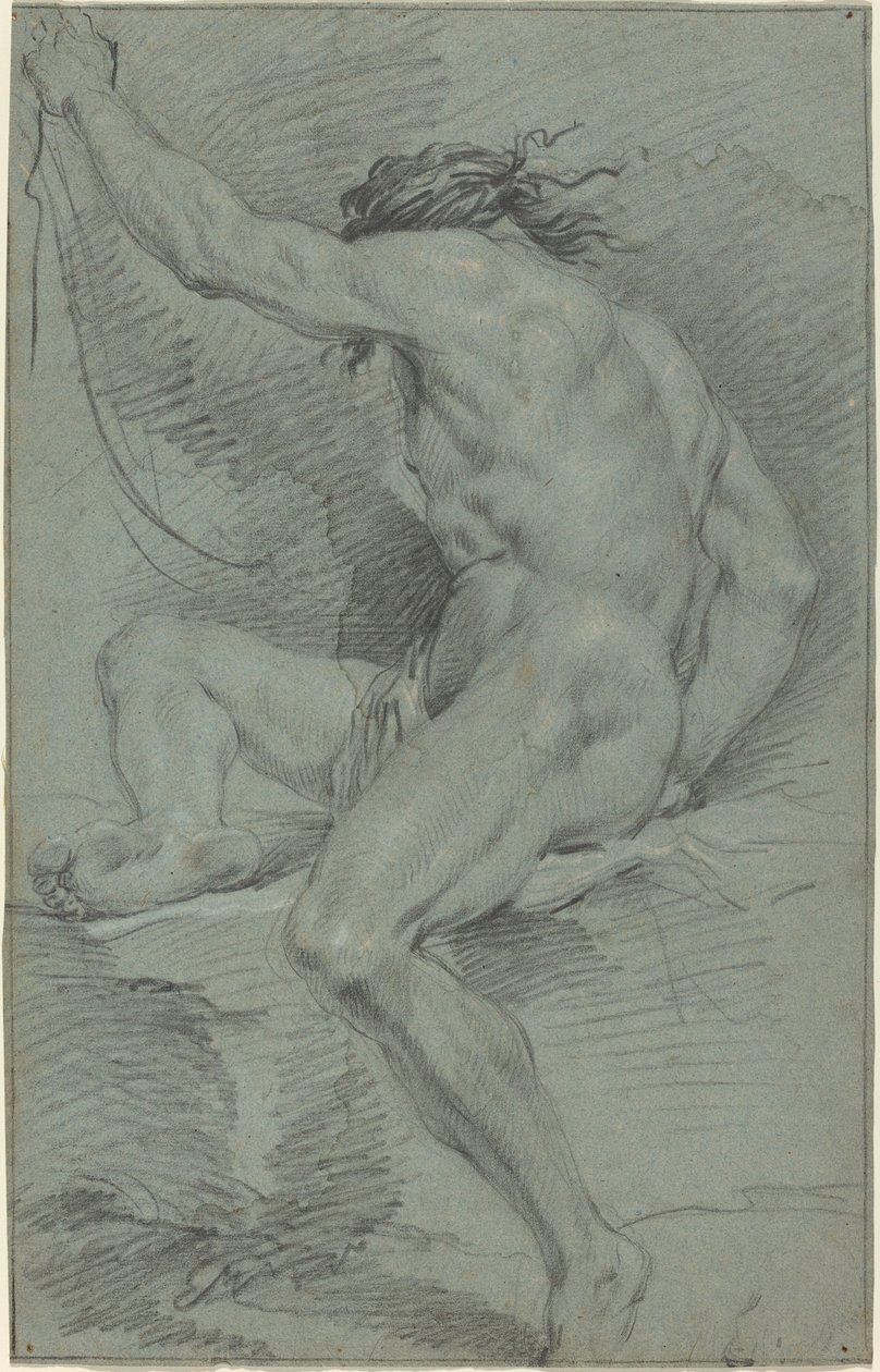 Aktfigura (akadémiai tanulmány) alkotó: Italian 17th Century