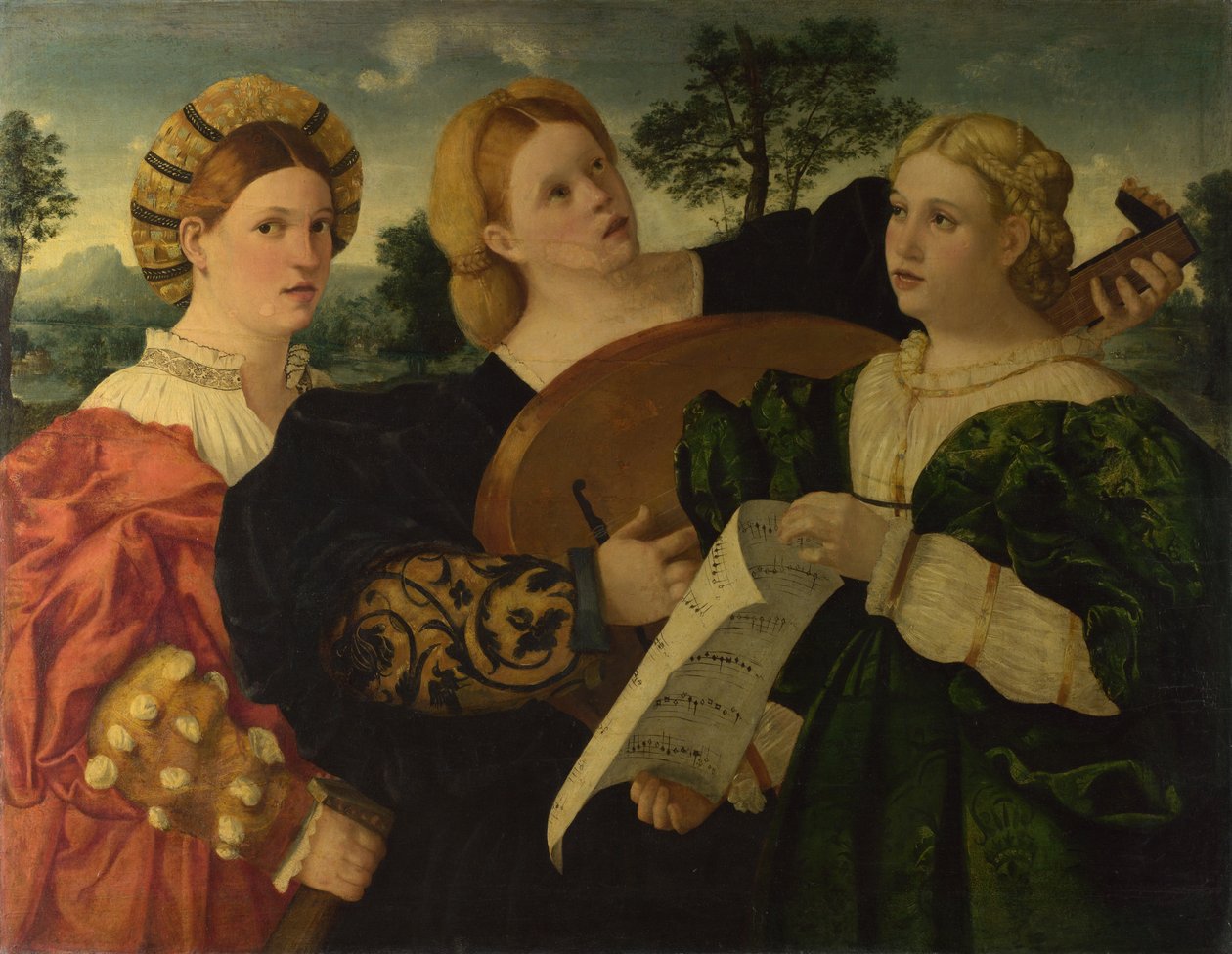 Egy koncert, c. 1525 alkotó: Italian Master
