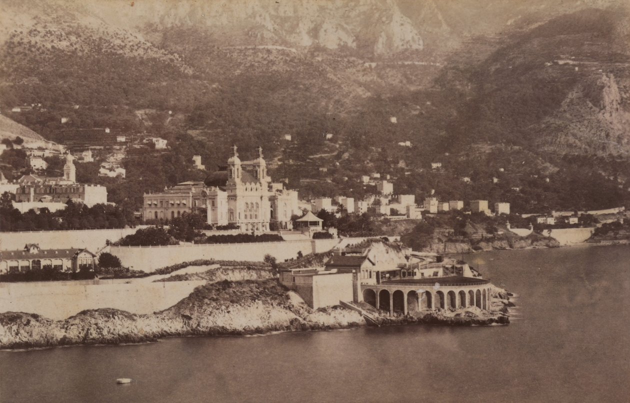 Montecarlo-öböl, 1887.07. (f/w fotó) alkotó: Italian Photographer