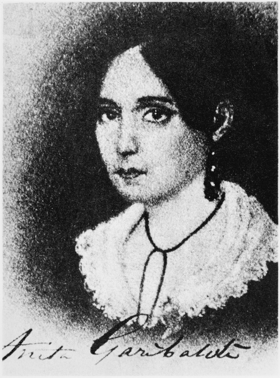 Anita Garibaldi (1820-49) alkotó: Italian School