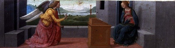 Angyali üdvözlet (panel) alkotó: Italian School