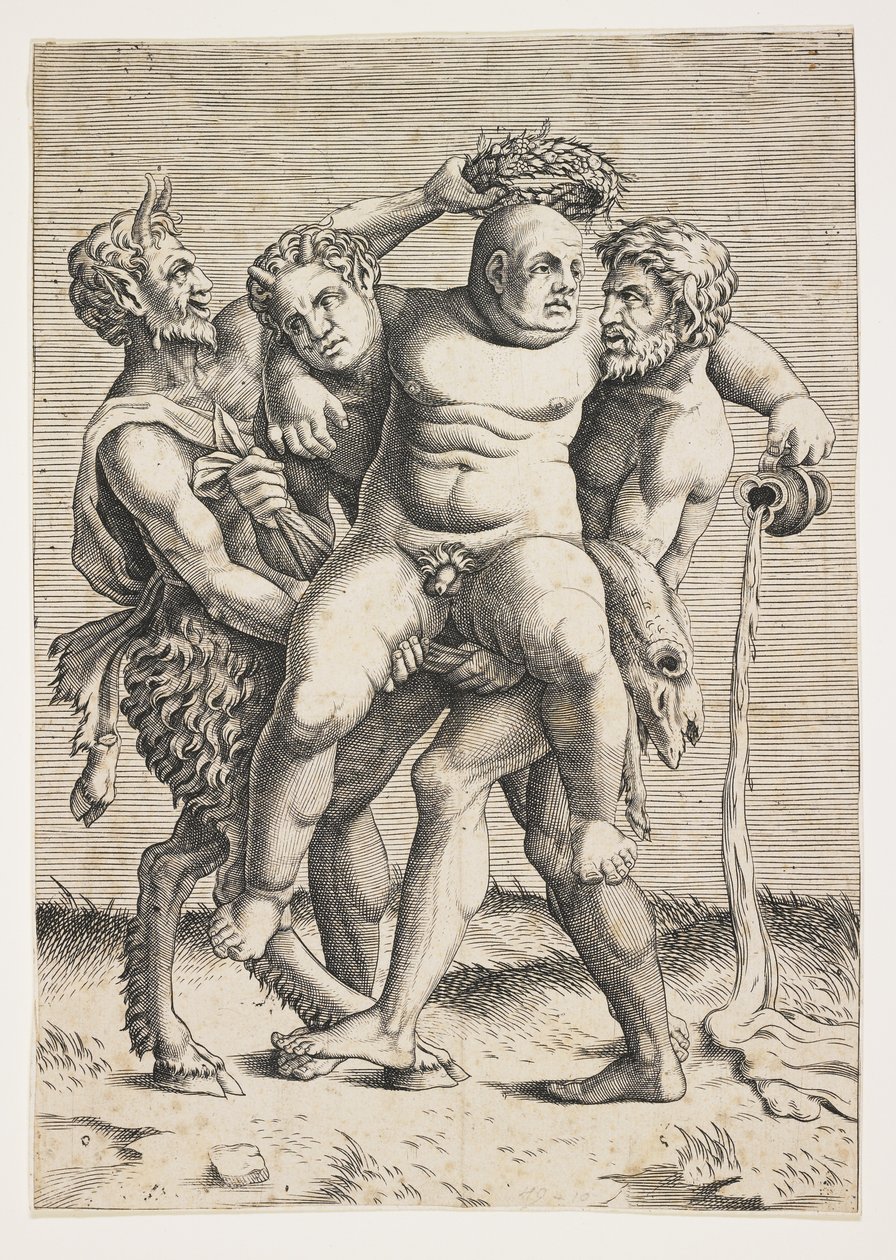 Részeg Silenus alkotó: Italian School