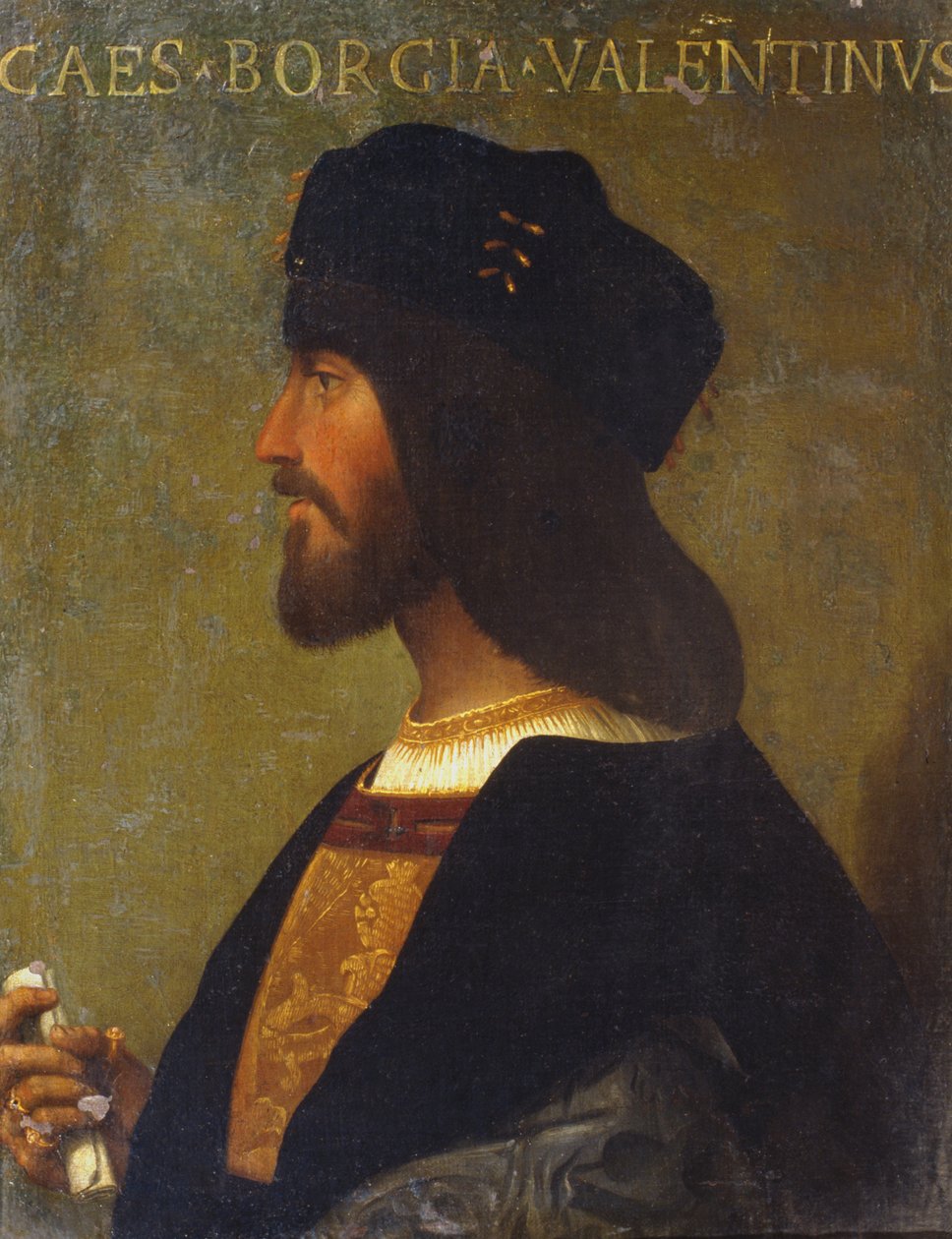 Cesare Borgia portréja alkotó: Italian School