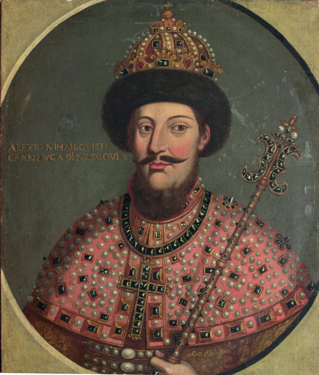 Alekszej Mihajlovics cár portréja (1629) alkotó: Italian School
