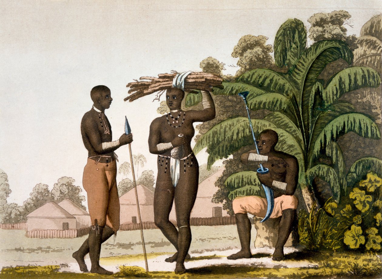 Délkeleti partvidék: Cafre nemzet, 1820-30-as évek alkotó: Italian School