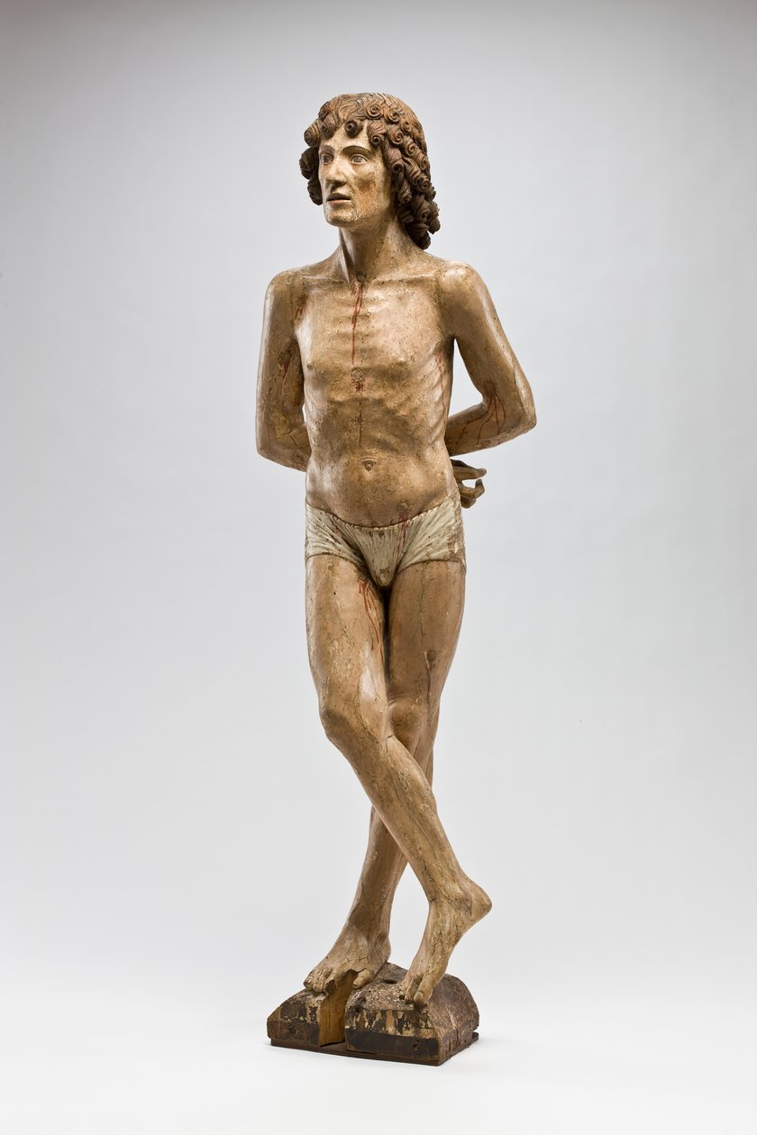 St. Sebastian, 1500 körül (polikróm fa) alkotó: Italian School