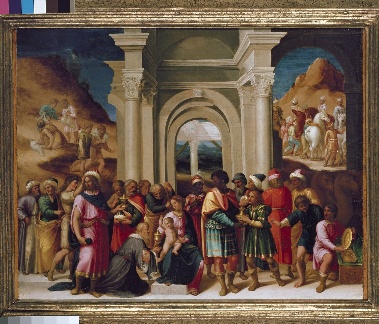 A mágusok imádása alkotó: Italian School