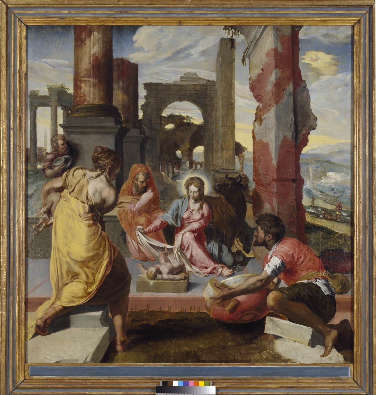 A Pásztorok imádása, 1560 körül alkotó: Italian School
