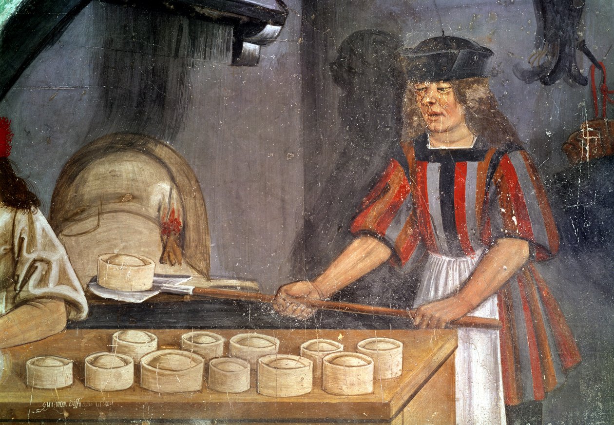 A pék (freskó) alkotó: Italian School