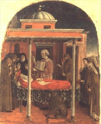 Szent Jeromos temetése, Ferrarese Iskola alkotó: Italian School