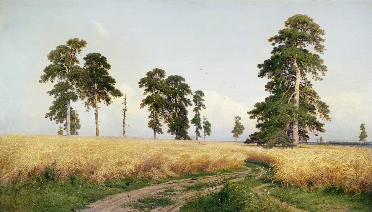 A búzamező, 1878 alkotó: Ivan Ivanovich Shishkin