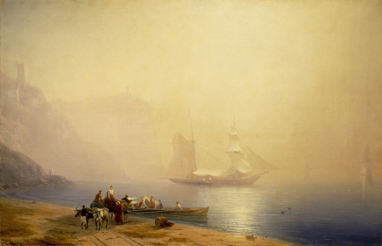 Reggel a tenger partján, Sudak, 1856 alkotó: Ivan Konstantinovich Aivazovsky