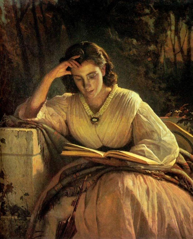Olvasó nő.n:. 1863.n alkotó: Ivan Nikolaevich Kramskoy
