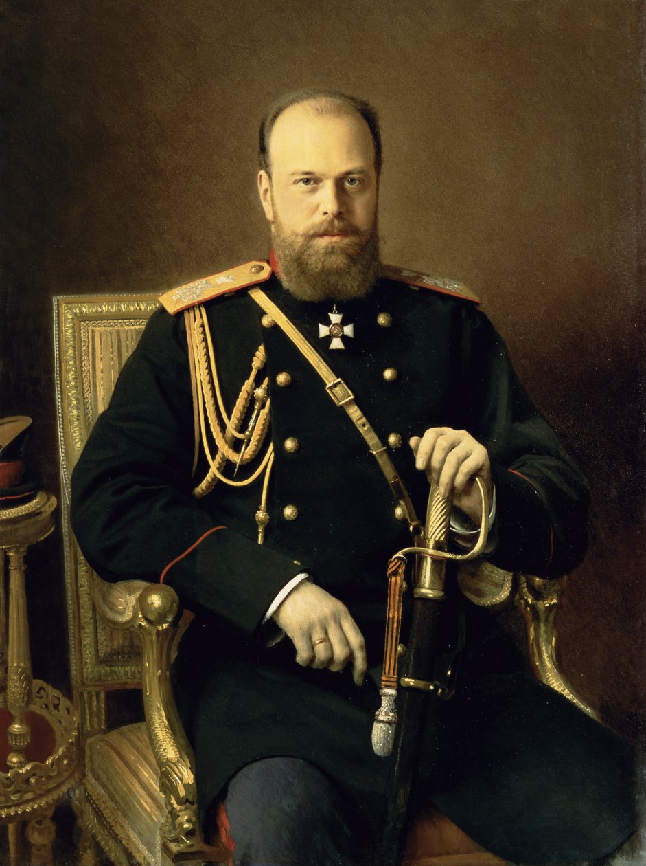 Sándor császár (1845-94) portréja, 1886 alkotó: Ivan Nikolaevich Kramskoy