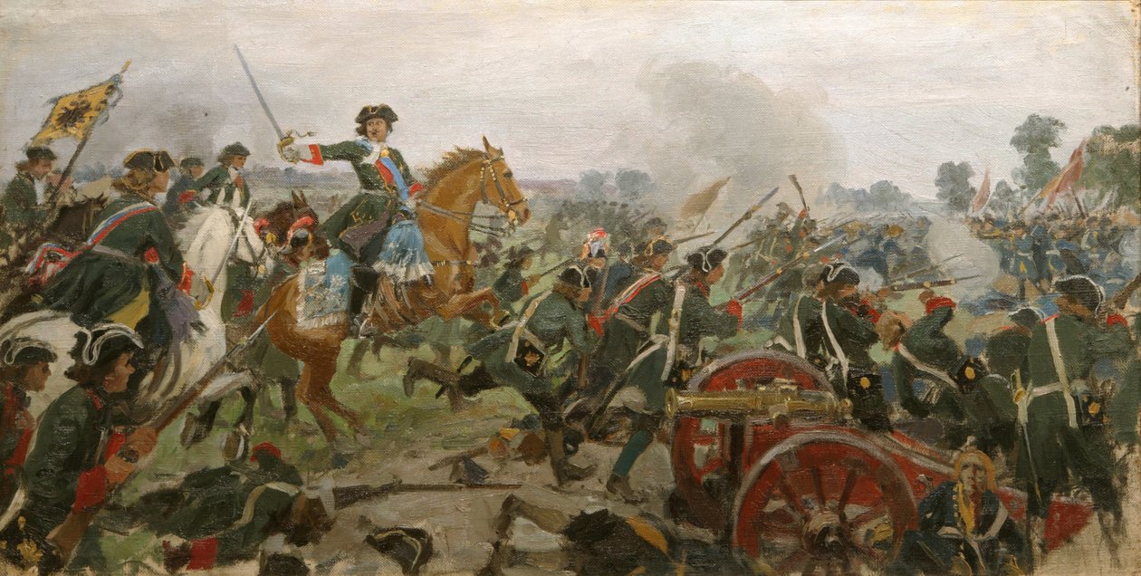 A poltavai csata alkotó: Ivan Alexeyevich Vladimirov
