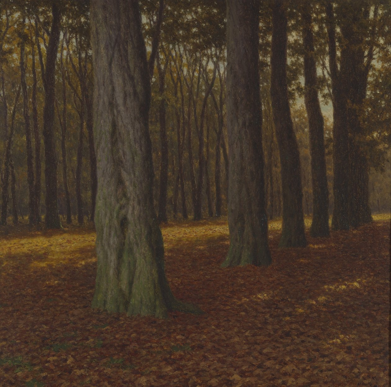 Fás táj (olaj, vászon) alkotó: Ivan Fedorovich Choultse