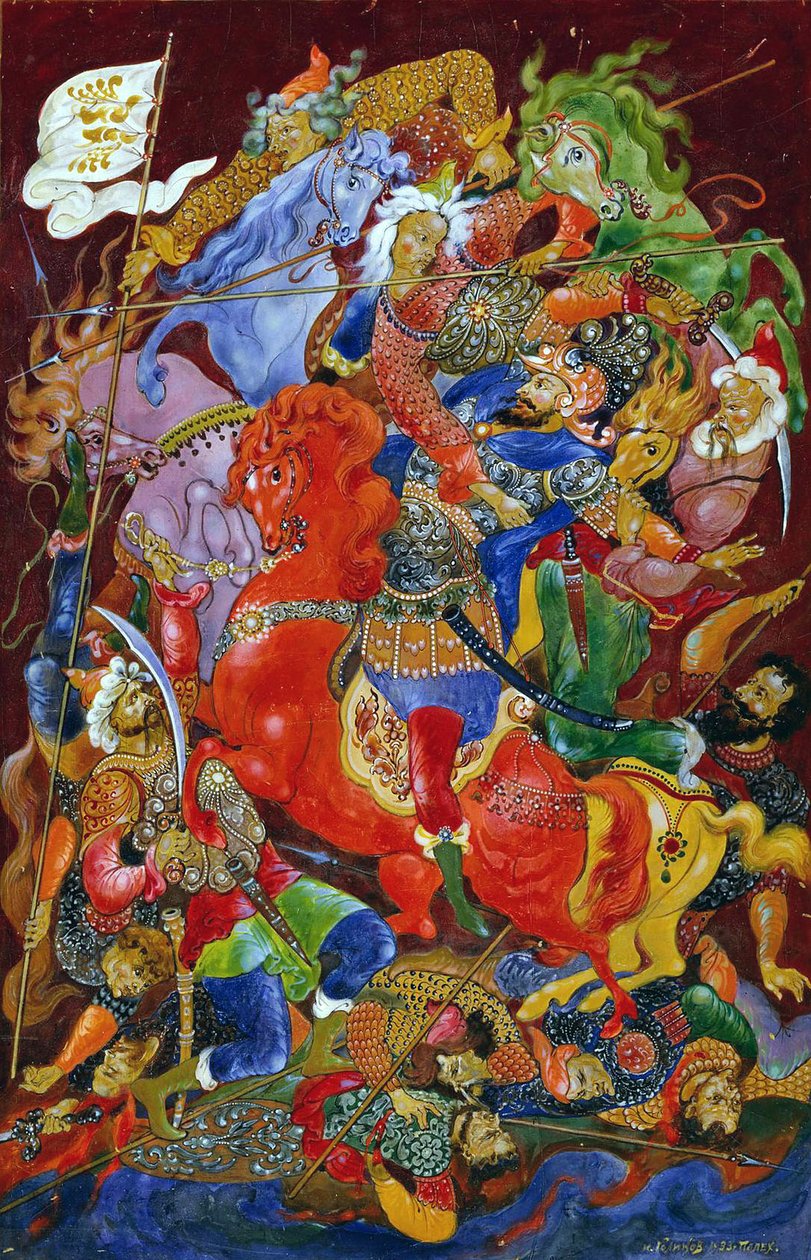 Igor herceg elfogása, 1932-1933. alkotó: Ivan Ivanovich Golikov
