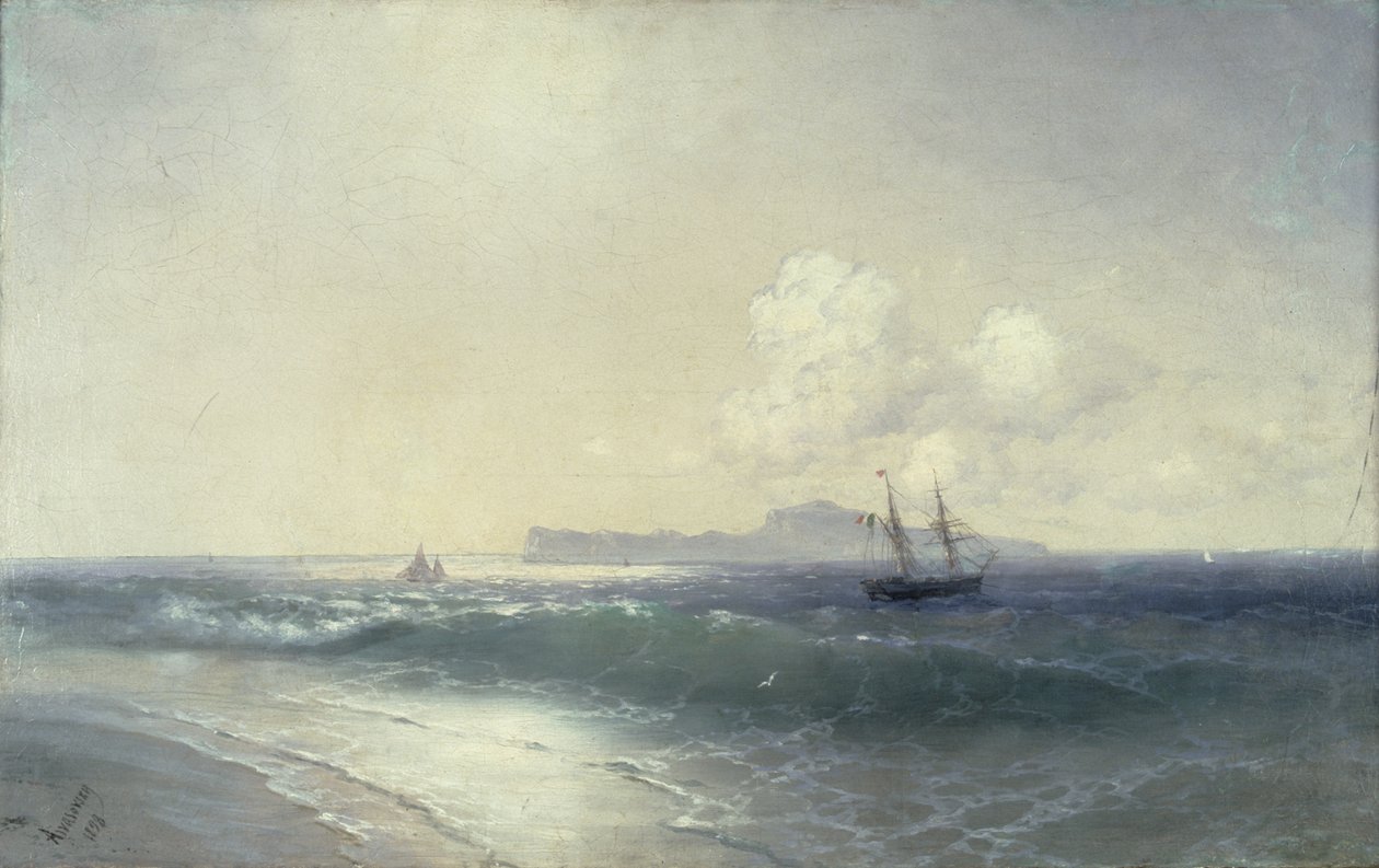 Tallinn kikötője, 1898 alkotó: Ivan Konstantinovich Aivazovsky