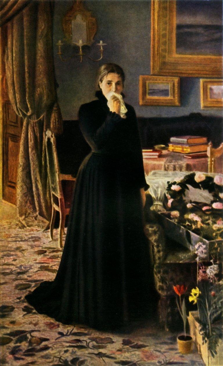 Vigasztalhatatlan bánat, 1884, 1965. alkotó: Ivan Kramskoy