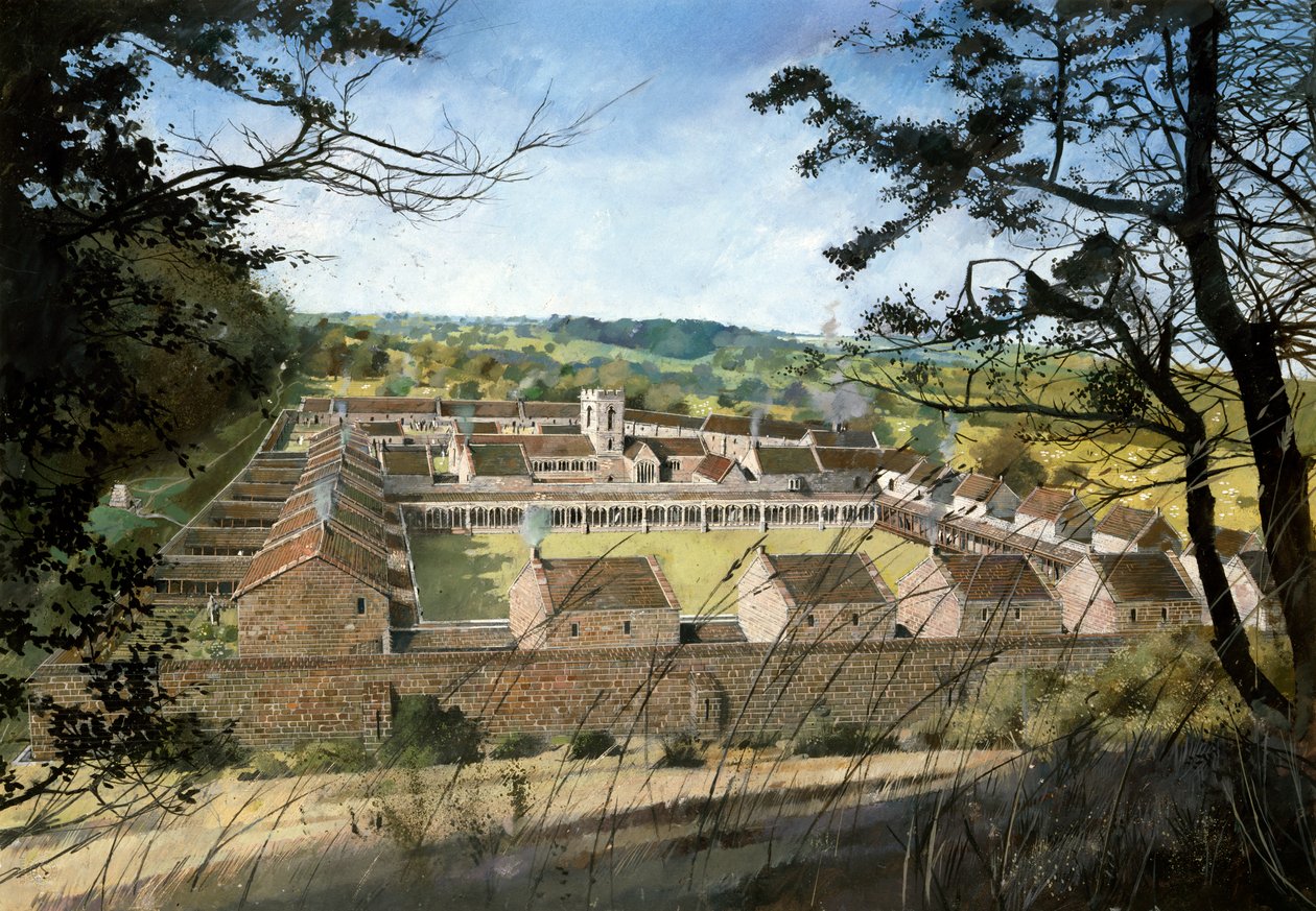 Mount Grace Priory, 16. század, 1990-2010 alkotó: Ivan Lapper