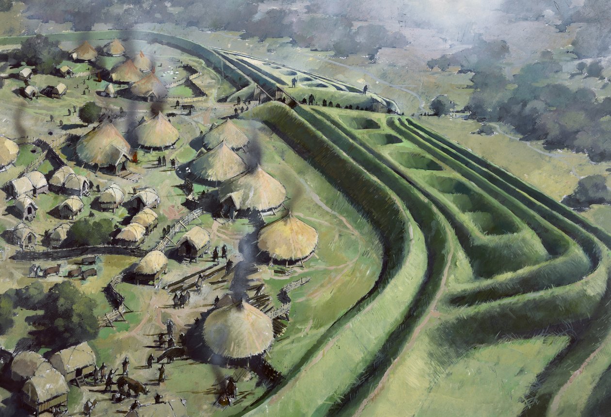 Régi Oswestry Hill erőd alkotó: Ivan Lapper