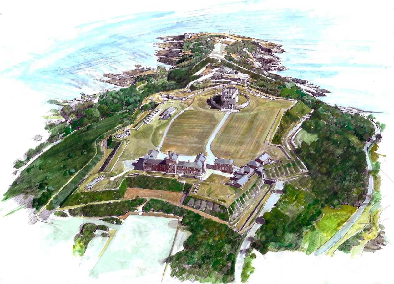 Pendennis kastély, c2010 alkotó: Ivan Lapper