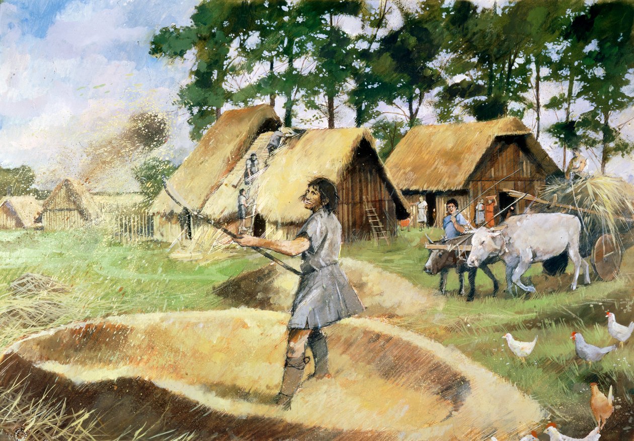 Római gazdálkodás, C3. század, 1990-2010. alkotó: Ivan Lapper