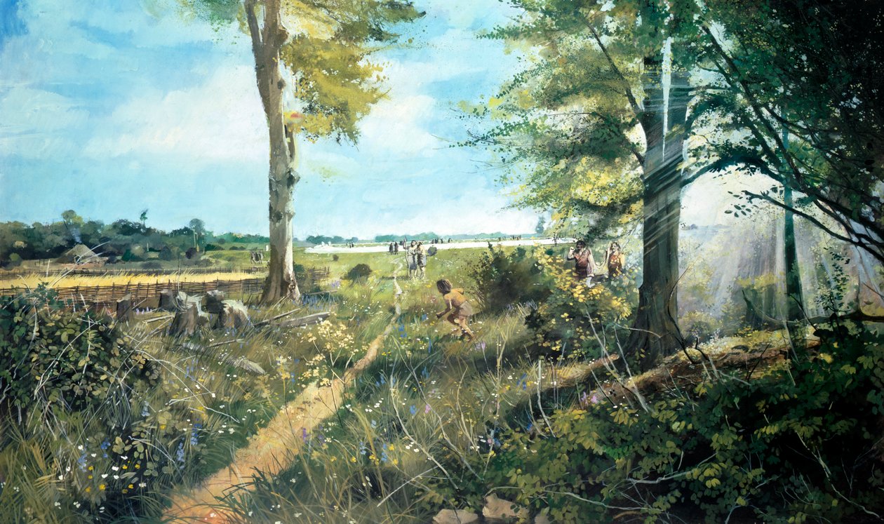 Stonehenge-i táj, Kr.e. 3000, 1990-2010 alkotó: Ivan Lapper