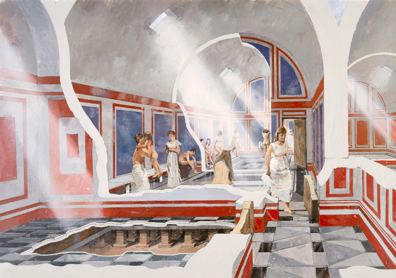 Fal római lelőhely, Letocetum, C2. század, 1990-2010 alkotó: Ivan Lapper