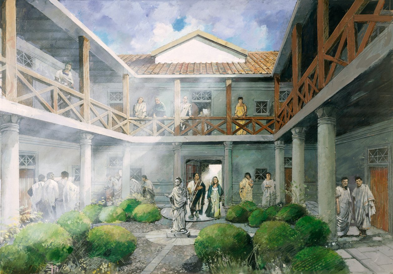 Fal római lelőhely, Letocetum, C2. század, 1990-2010. alkotó: Ivan Lapper
