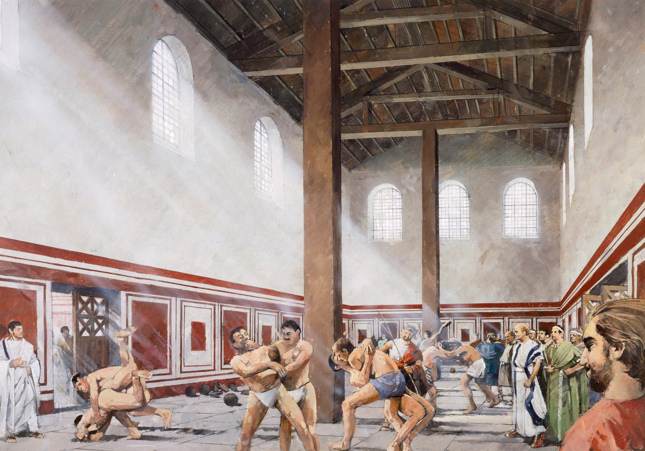 Fal római lelőhely, Letocetum, C2. század, 1990-2010 alkotó: Ivan Lapper