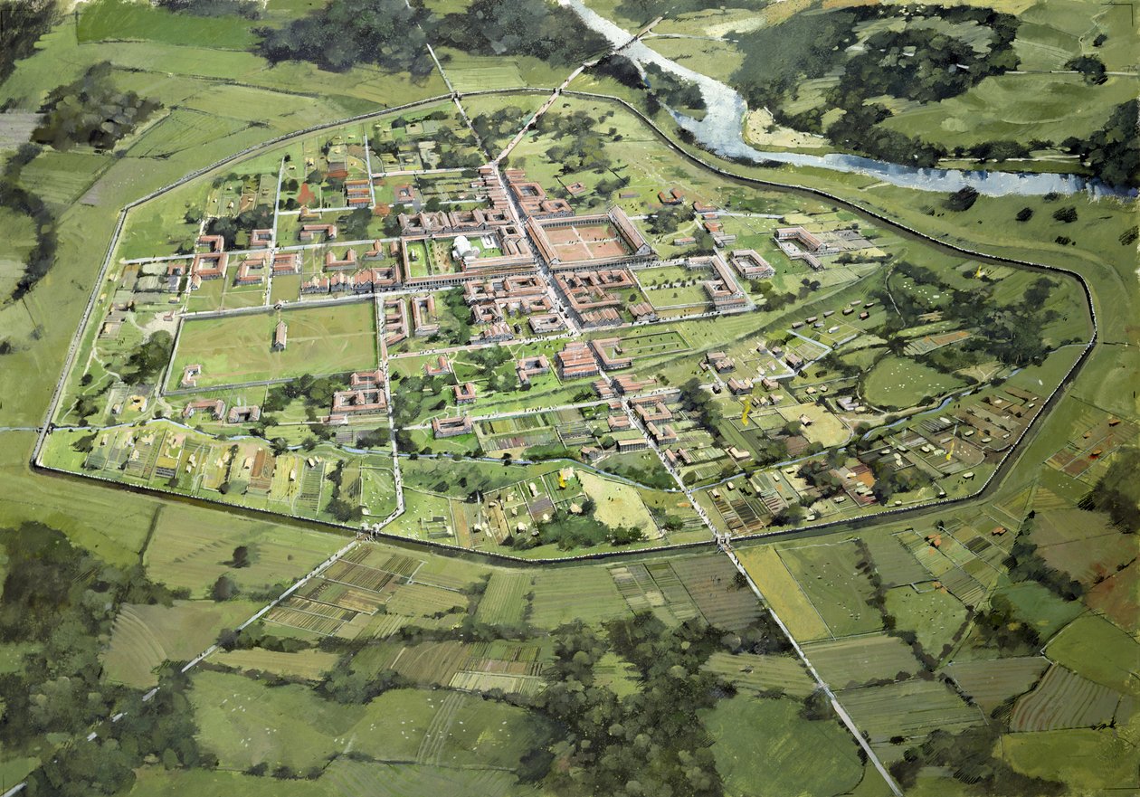 Wroxeter római város alkotó: Ivan Lapper