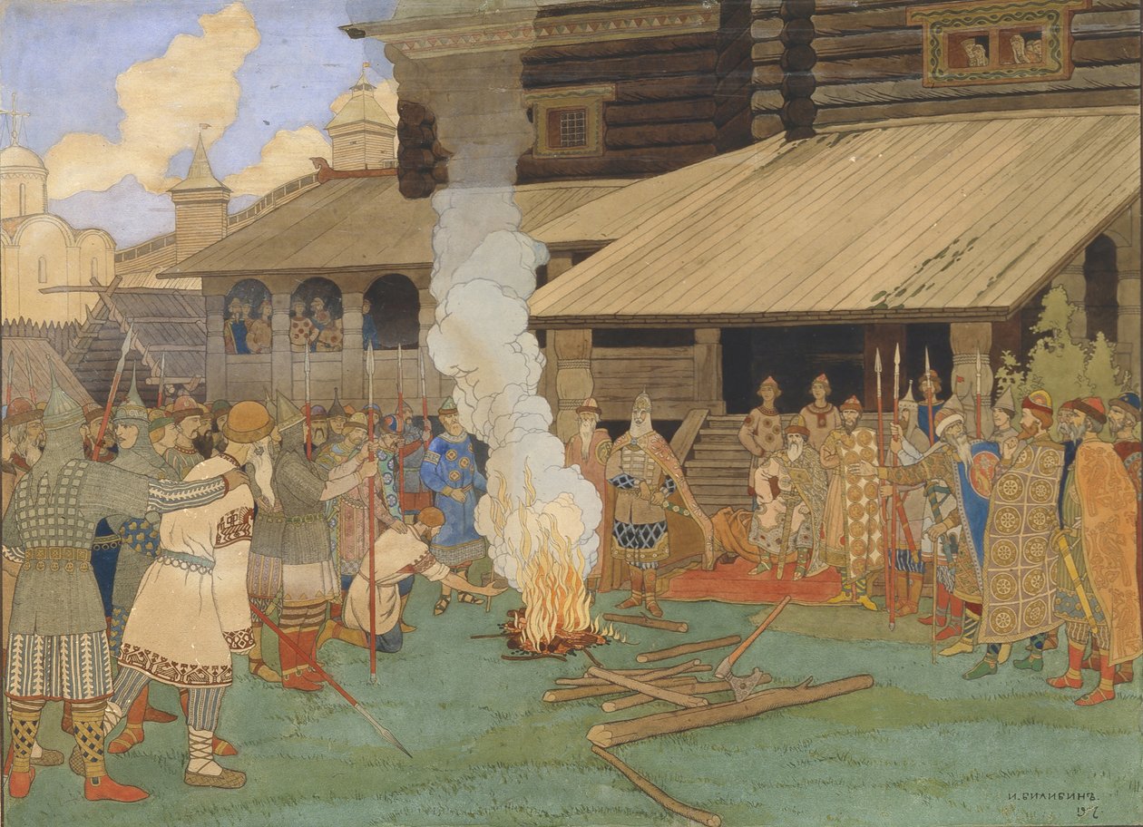 Tűzkeresztség alkotó: Ivan Yakovlevich Bilibin