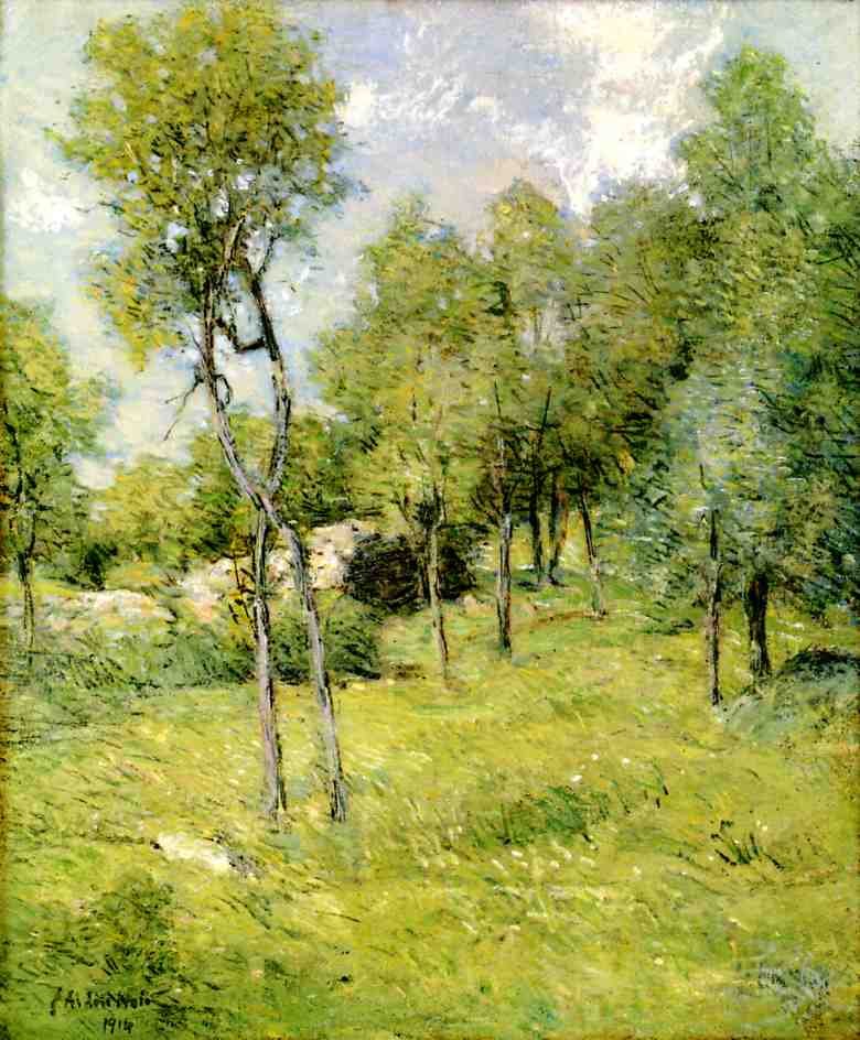 Szentiván táj alkotó: J. Alden Weir