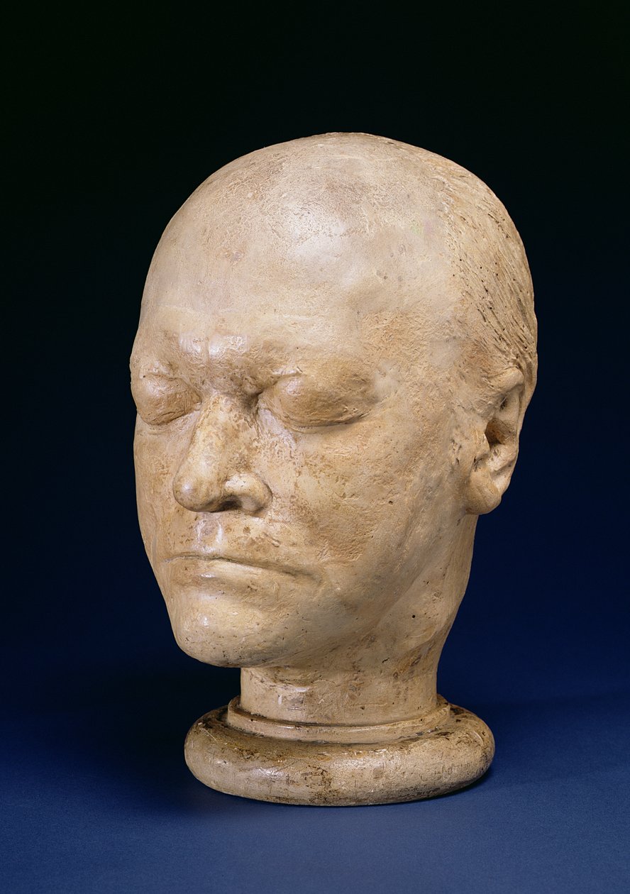 William Blake (1757-1827) Életmaszk, 1823 (gipsz) alkotó: J. S Deville