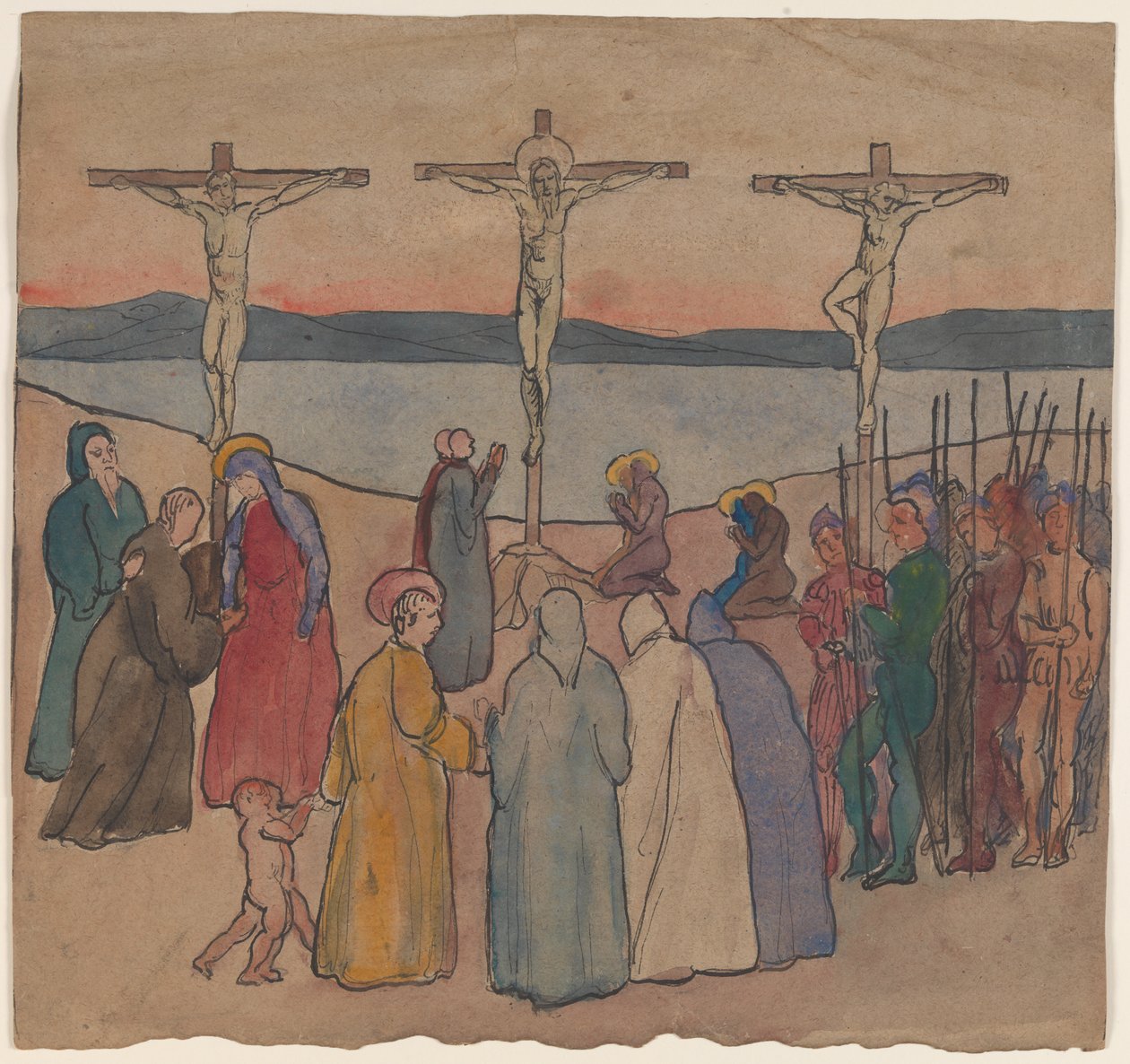 Keresztre feszítés II alkotó: J.A. Jerichau