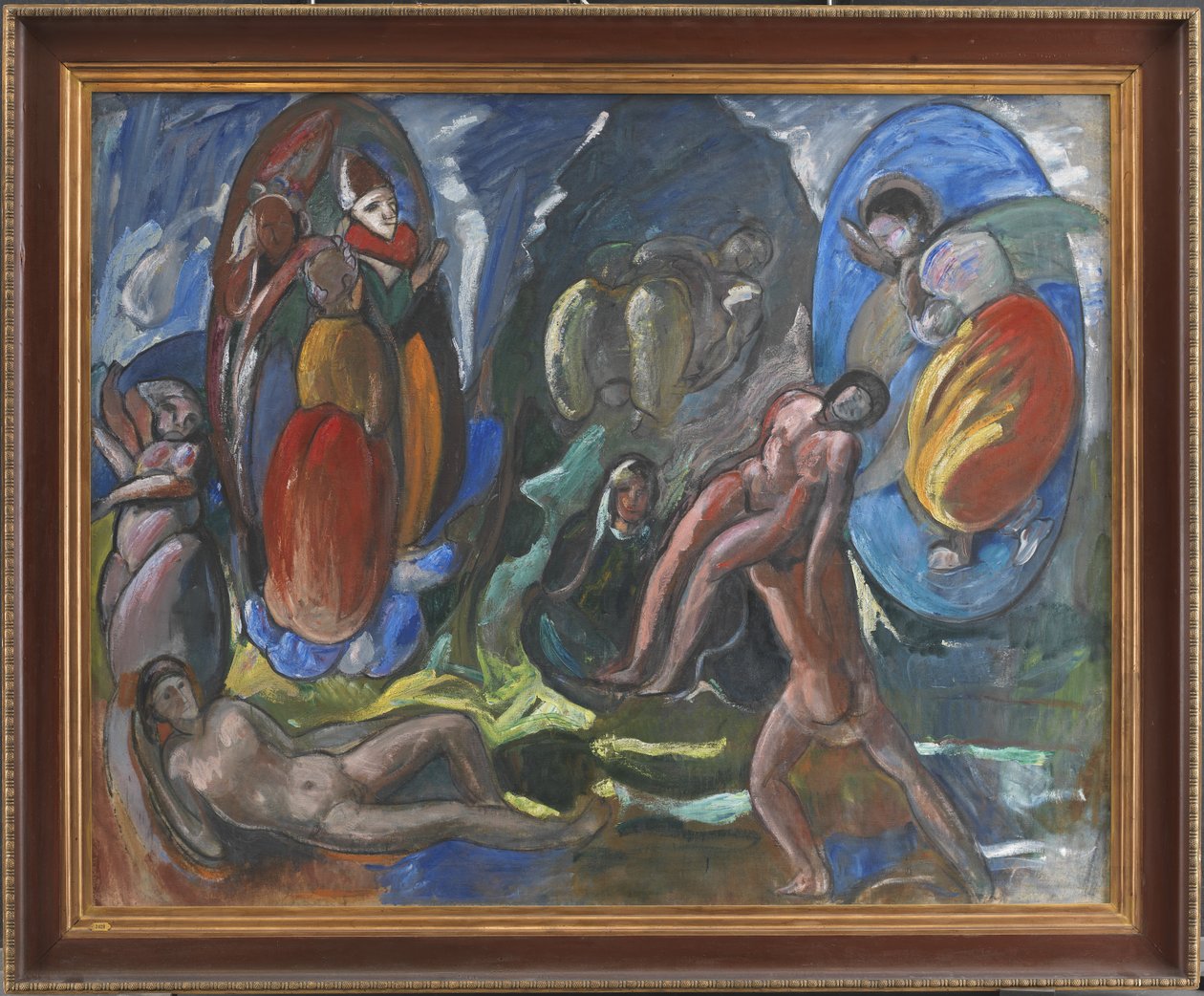 Éva teremtése. Fogalmazás. Opus II alkotó: J.A. Jerichau