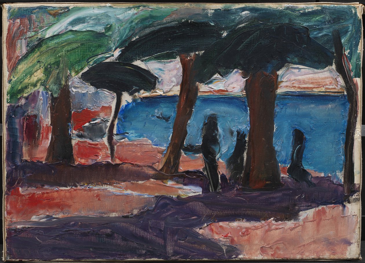 A rakpart, Bandol alkotó: J.A. Jerichau