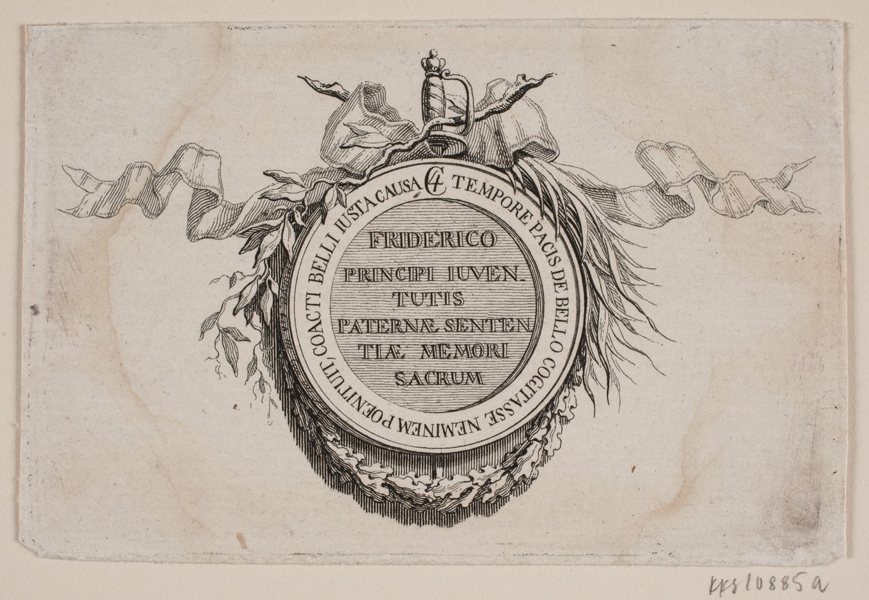 Matrica éremmel alkotó: J.F. Clemens