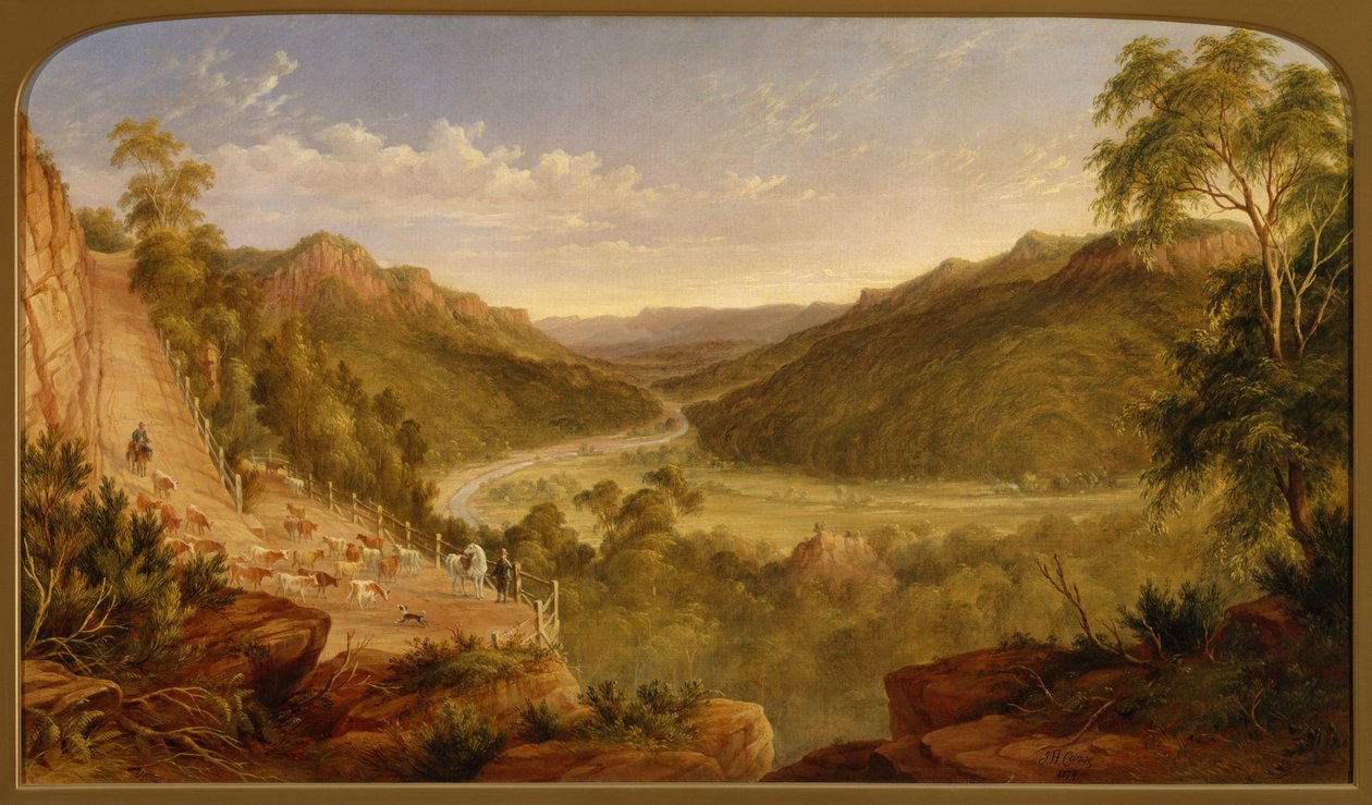 Burragorang -völgy Picton közelében alkotó: J.H. Carse