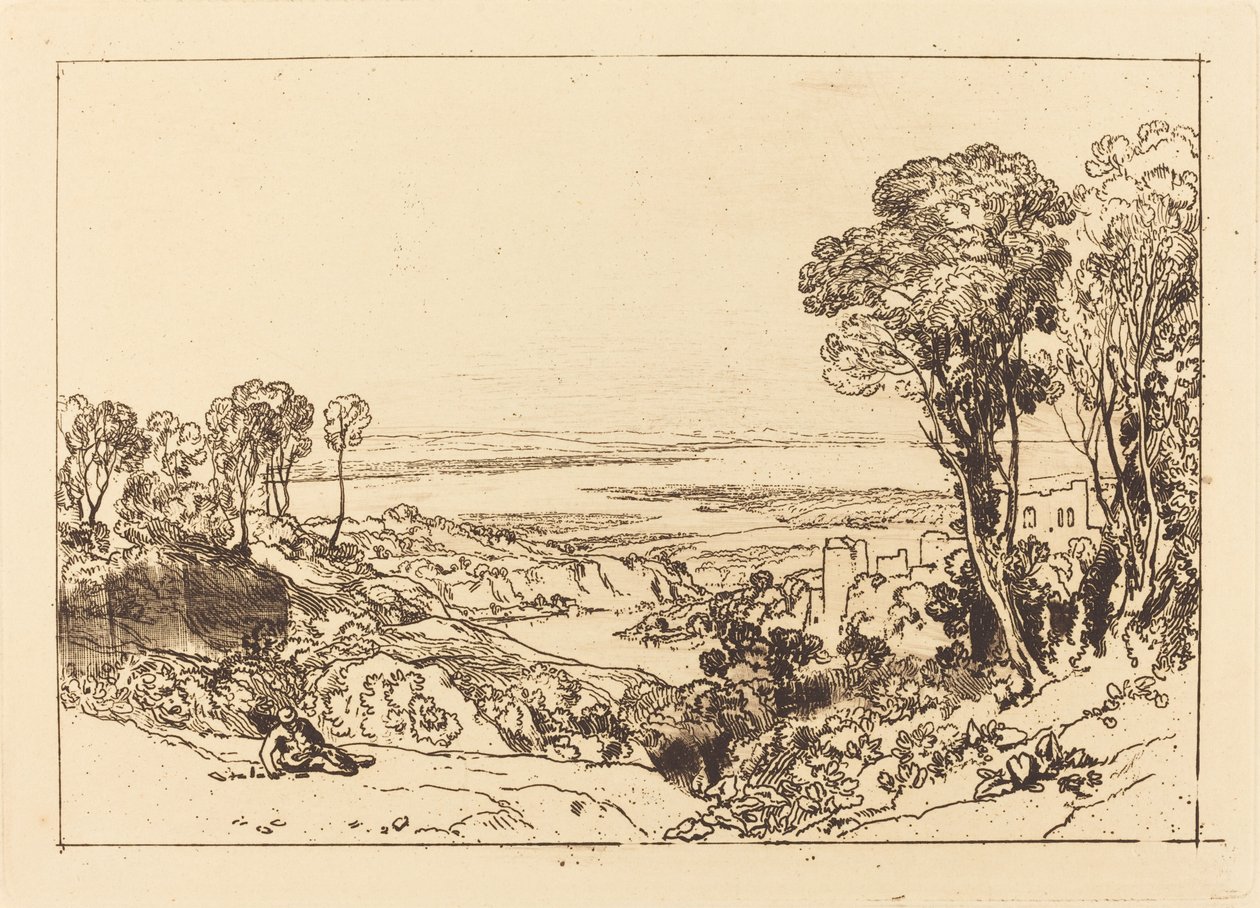 Junction of Severn and Wye, 1811-ben megjelent. alkotó: Joseph Mallord William Turner