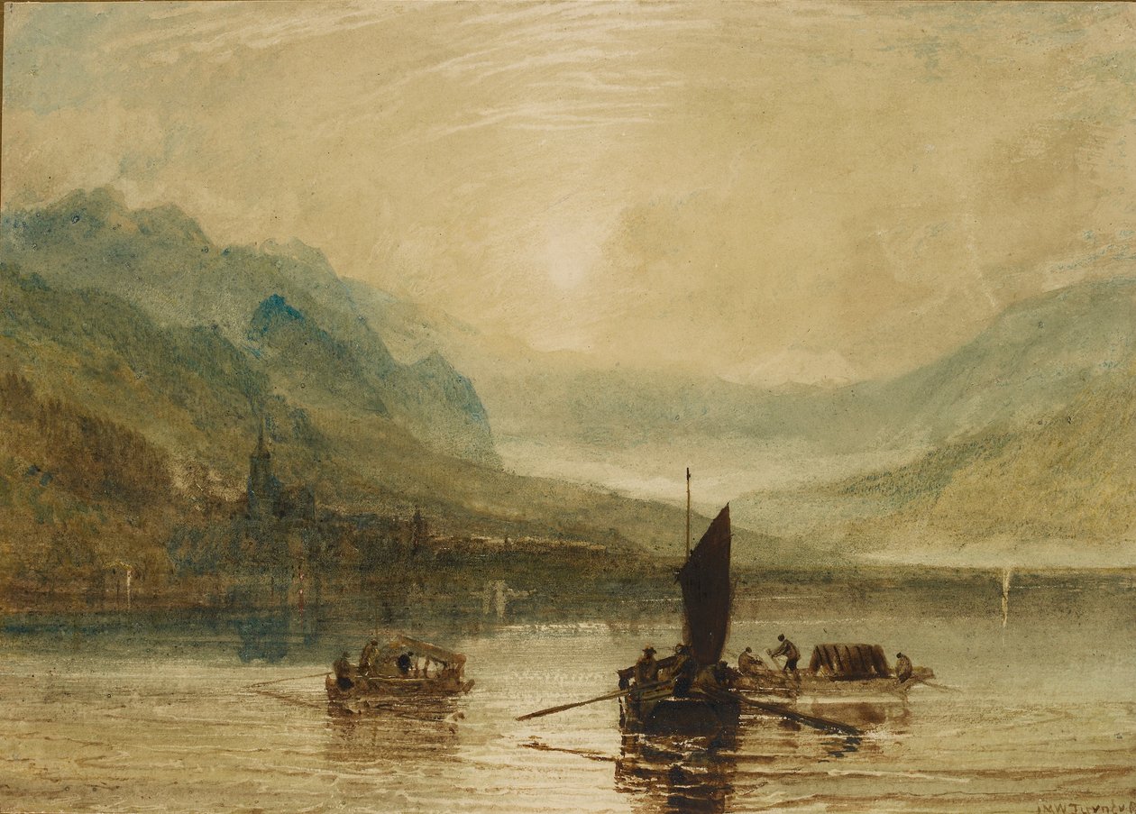 Brienzi tó, Holdfény, 1802-1808 alkotó: Joseph Mallord William Turner