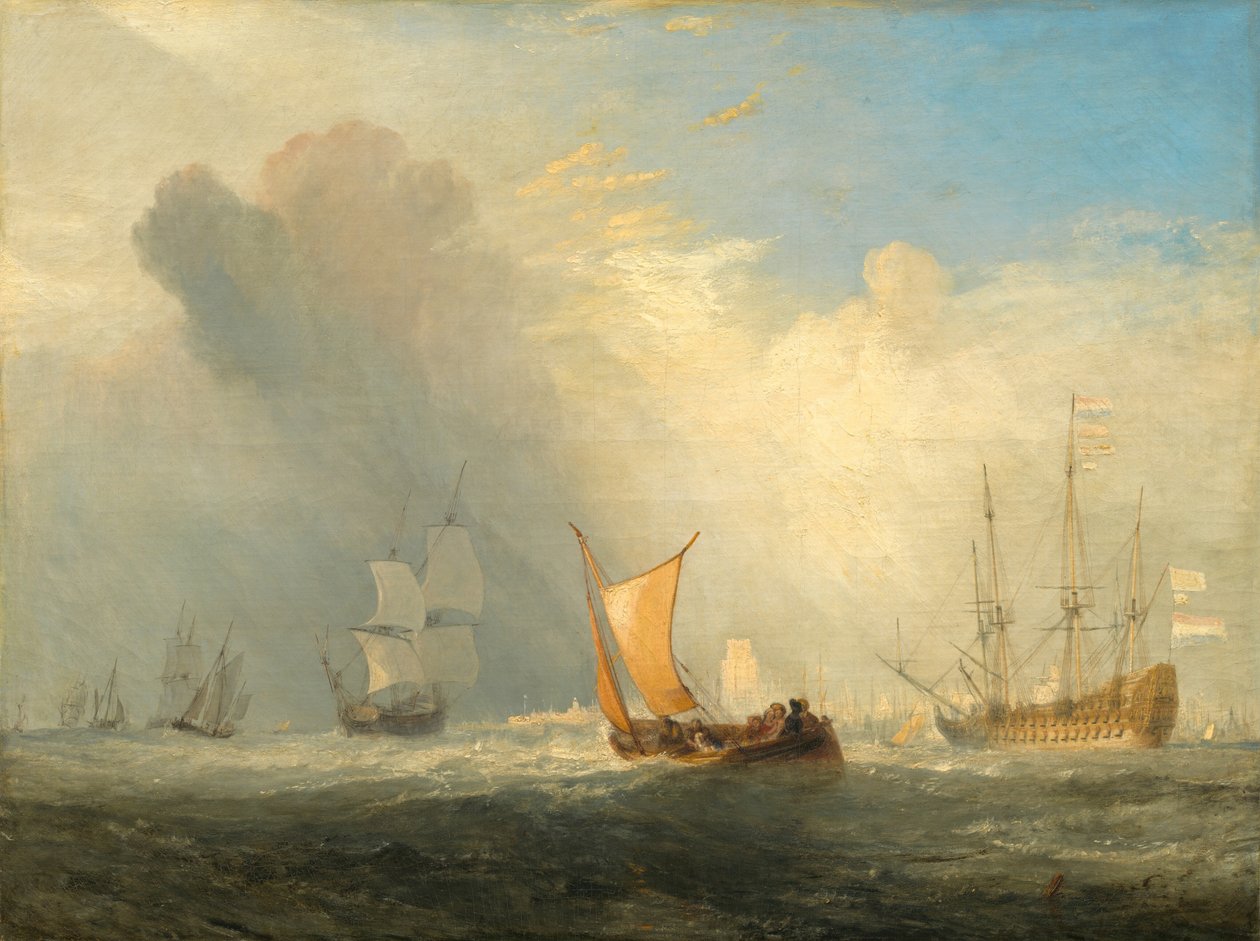 Rotterdami komphajó, 1833. alkotó: Joseph Mallord William Turner